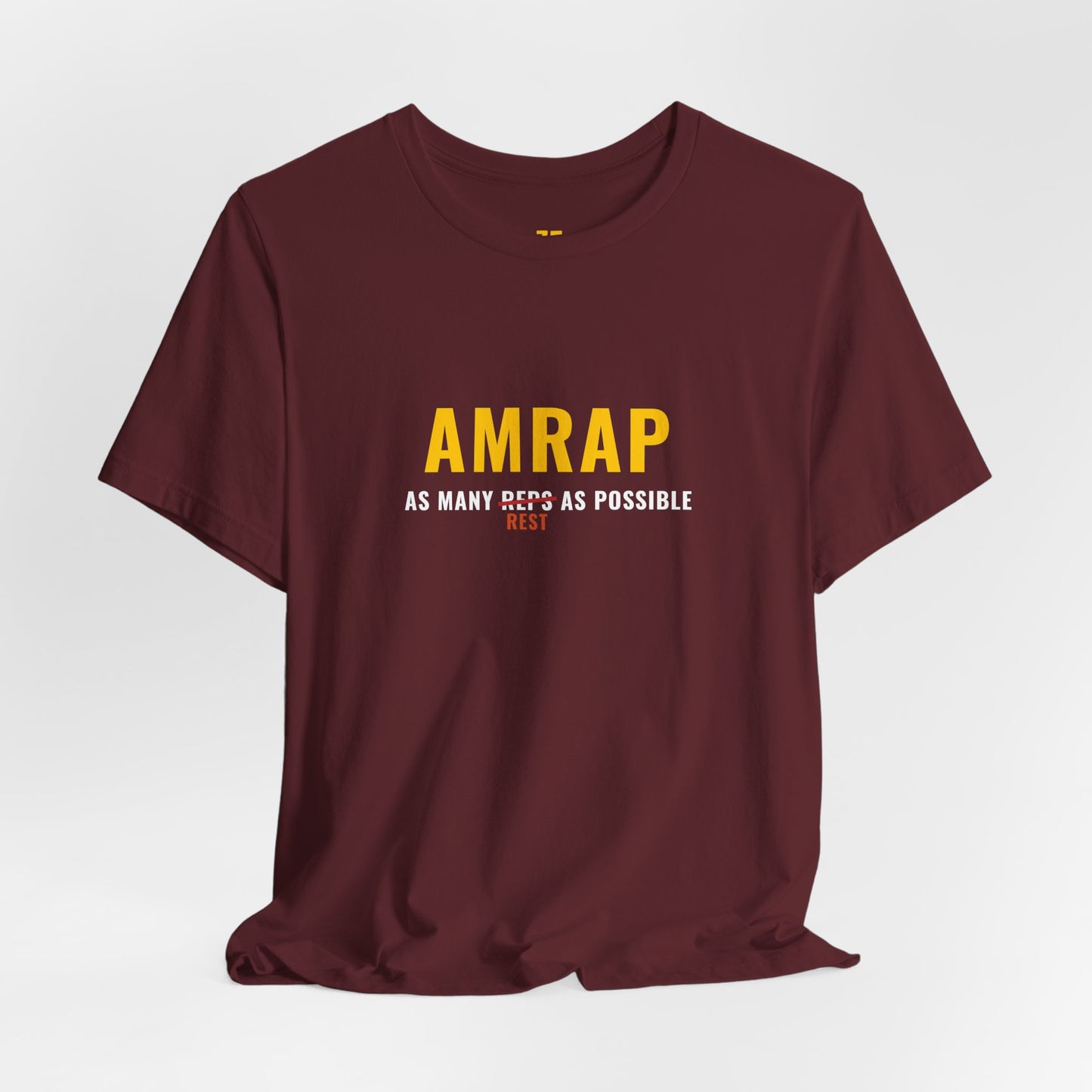 AMRAP Fitness T‑Shirt — "As Many Reps As Possible" Workout Tee