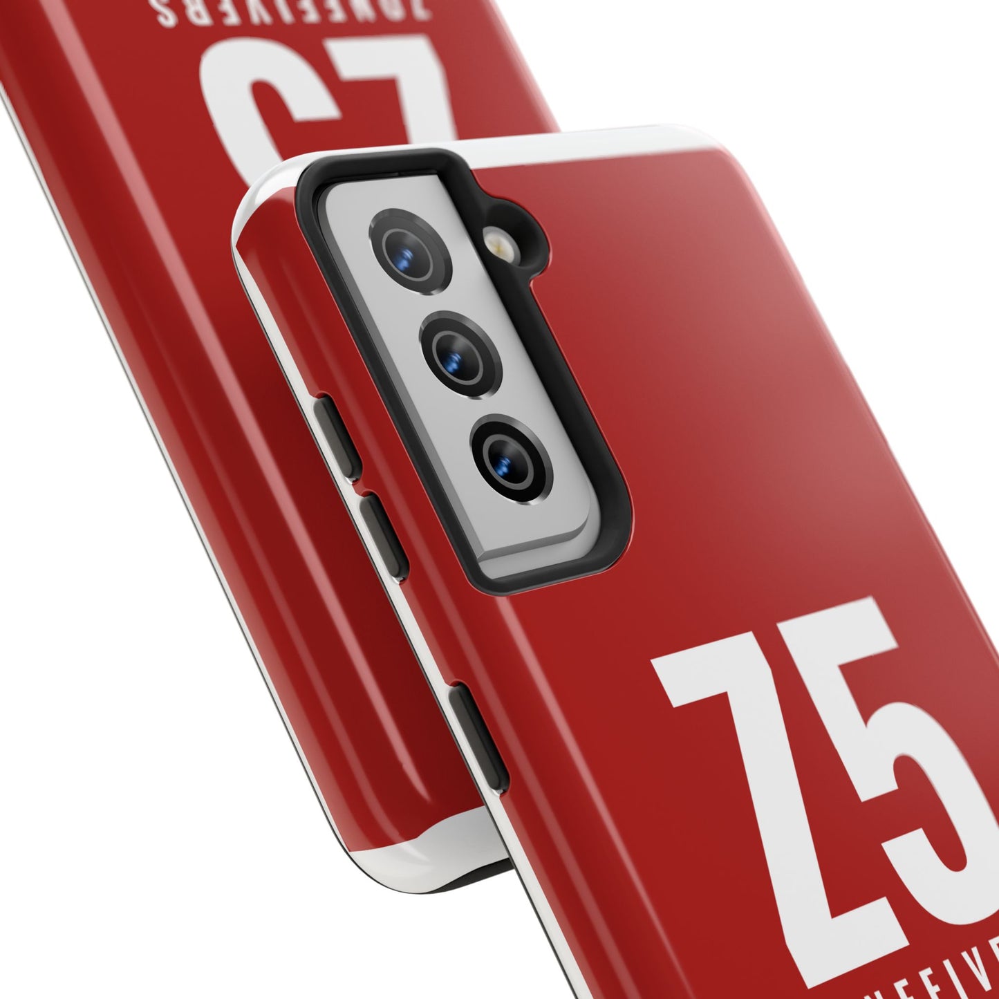 Z5 ZoneFivers Tough Phone Case – Red "Train • Grind • Repeat" Protective Cover
