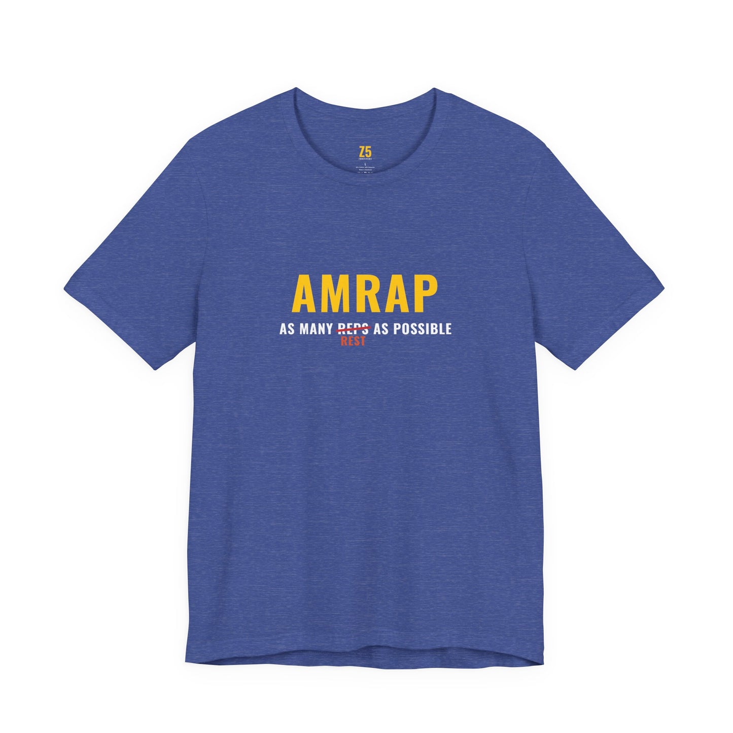 AMRAP Fitness T‑Shirt — "As Many Reps As Possible" Workout Tee
