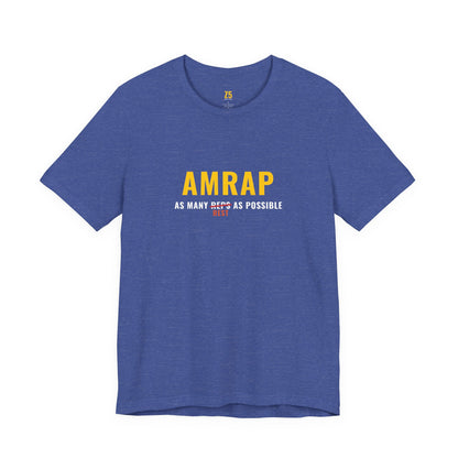 AMRAP Fitness T‑Shirt — "As Many Reps As Possible" Workout Tee