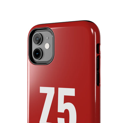 Z5 ZoneFivers Tough Phone Case – Red "Train • Grind • Repeat" Protective Cover