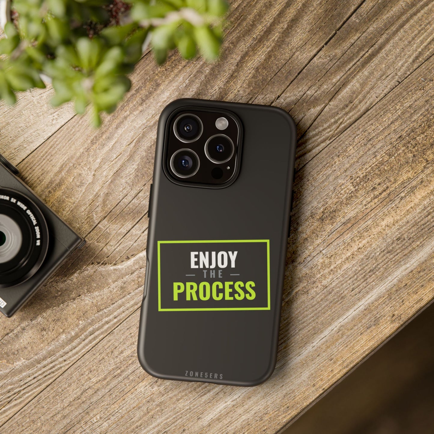 Enjoy the Process Phone Case — Motivational Tough Phone Cover