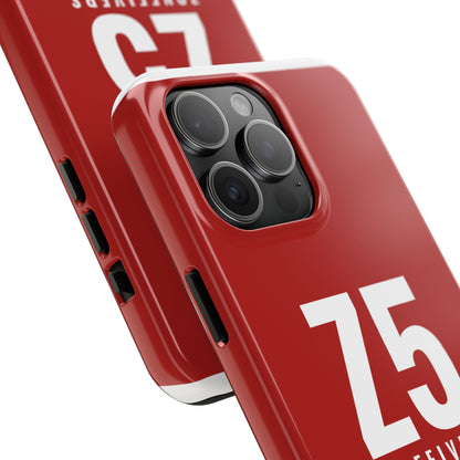 Z5 ZoneFivers Tough Phone Case – Red "Train • Grind • Repeat" Protective Cover