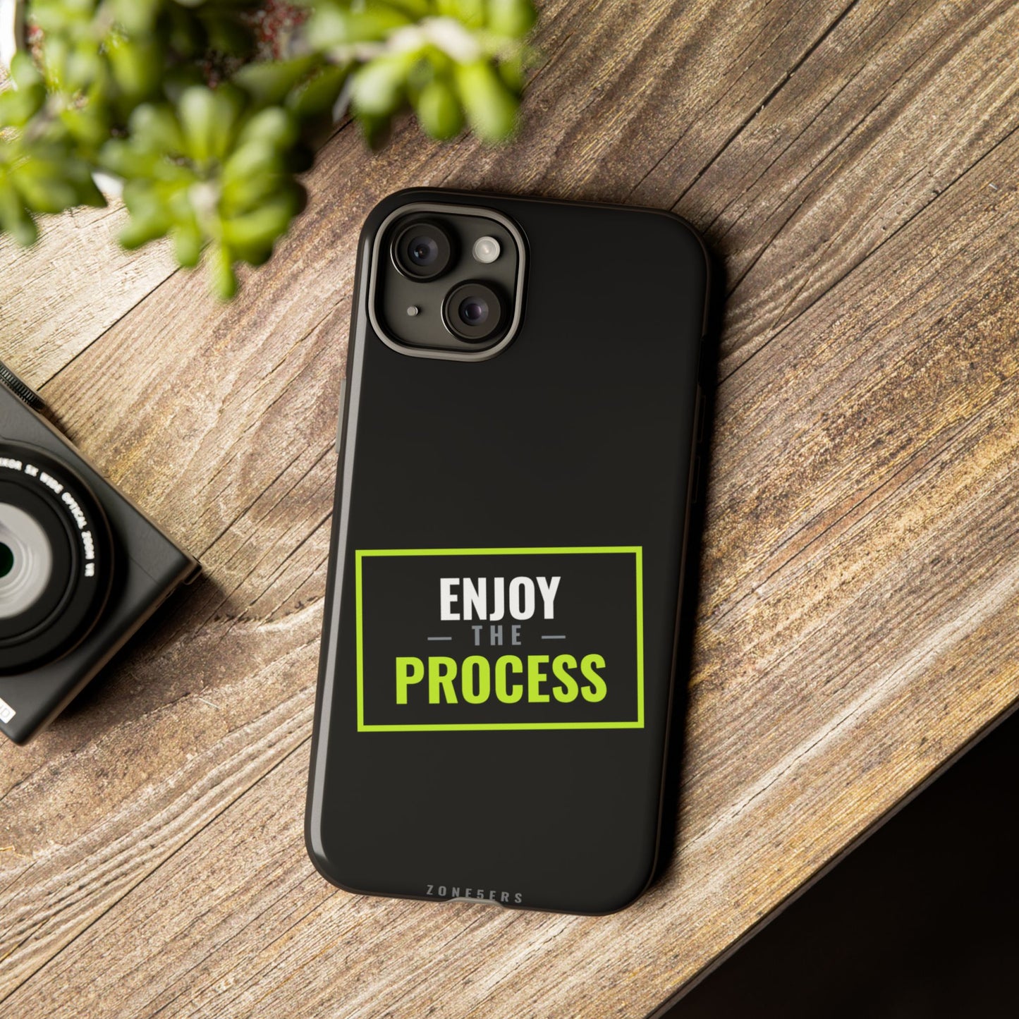Enjoy the Process Phone Case — Motivational Tough Phone Cover