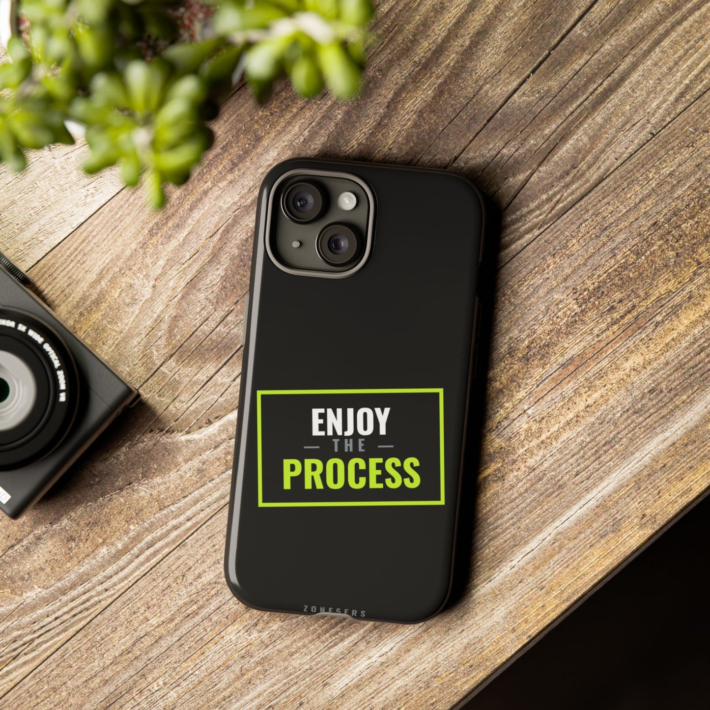 Enjoy the Process Phone Case — Motivational Tough Phone Cover