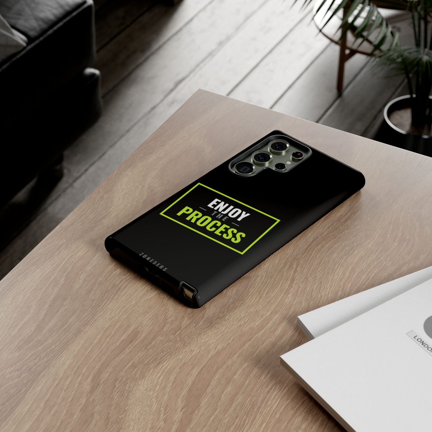 Enjoy the Process Phone Case — Motivational Tough Phone Cover
