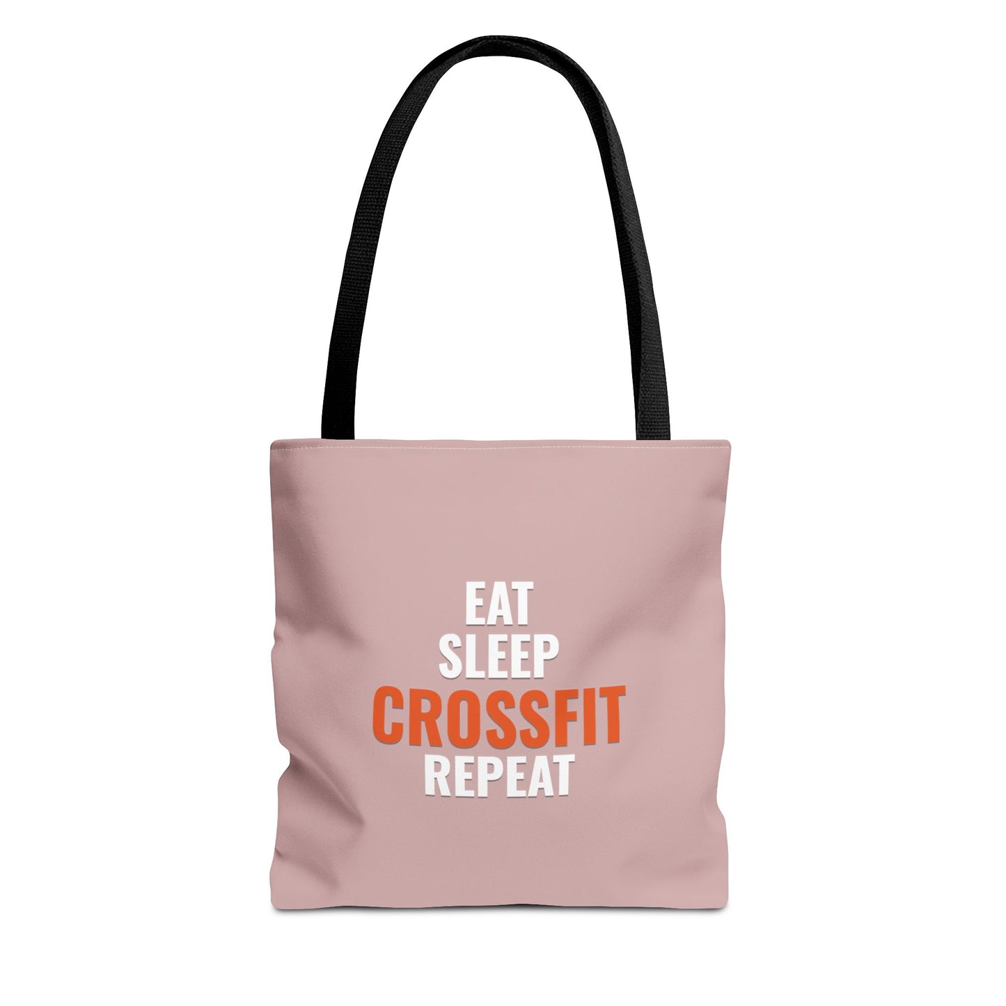 Eat Sleep CrossFit Repeat Tote Bag — Gym Workout Canvas Tote for CrossFitters