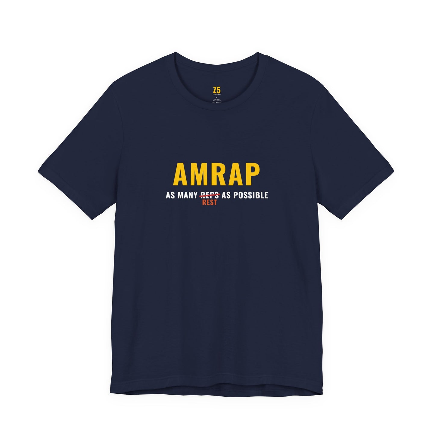 AMRAP Fitness T‑Shirt — "As Many Reps As Possible" Workout Tee