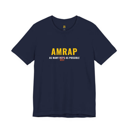 AMRAP Fitness T‑Shirt — "As Many Reps As Possible" Workout Tee