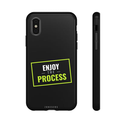 Enjoy the Process Phone Case — Motivational Tough Phone Cover
