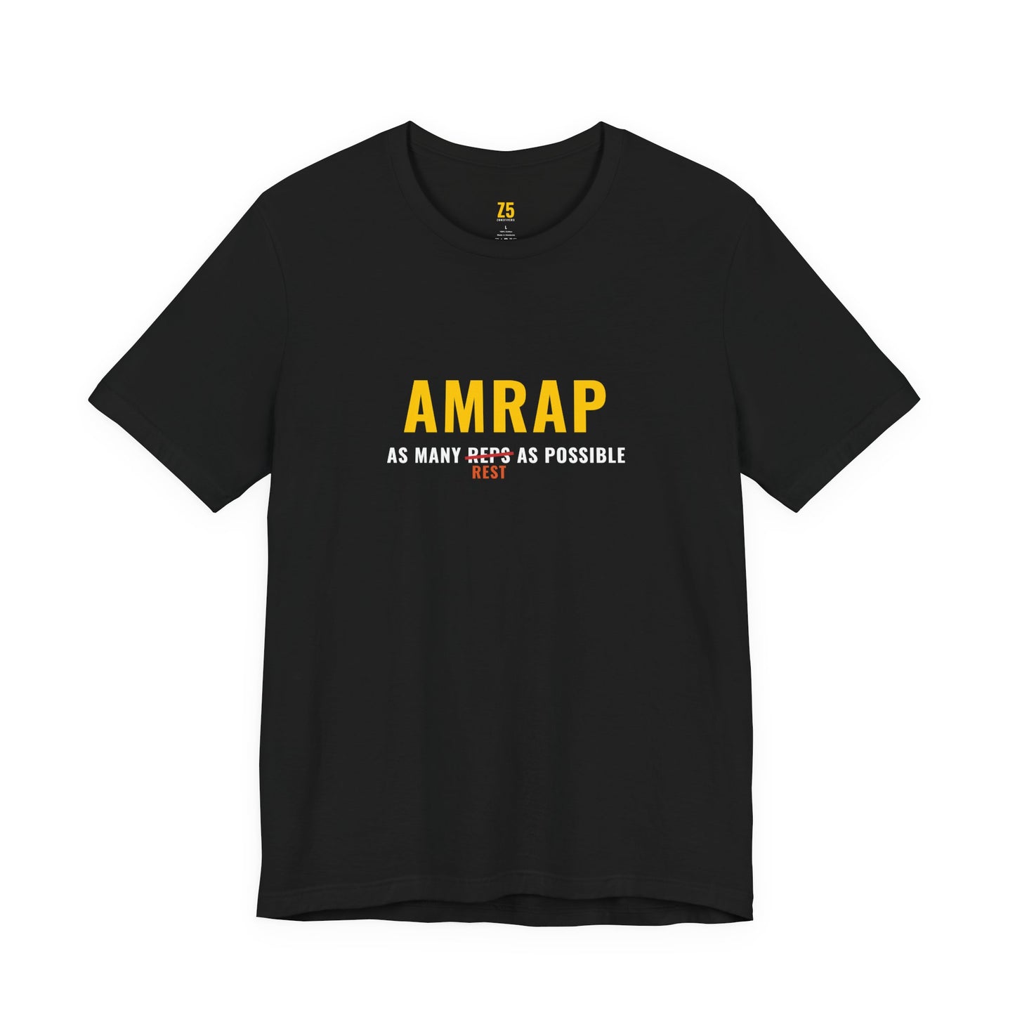 AMRAP Fitness T‑Shirt — "As Many Reps As Possible" Workout Tee