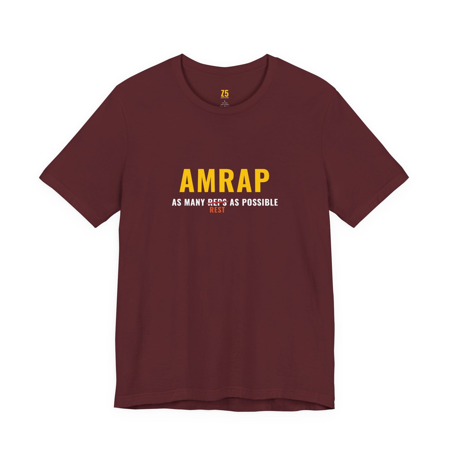 AMRAP Fitness T‑Shirt — "As Many Reps As Possible" Workout Tee