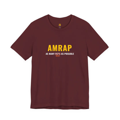 AMRAP Fitness T‑Shirt — "As Many Reps As Possible" Workout Tee