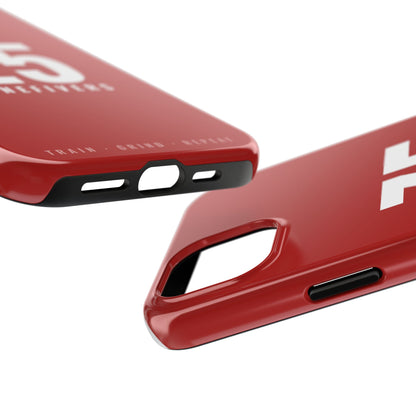 Z5 ZoneFivers Tough Phone Case – Red "Train • Grind • Repeat" Protective Cover
