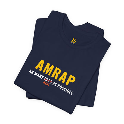 AMRAP Fitness T‑Shirt — "As Many Reps As Possible" Workout Tee