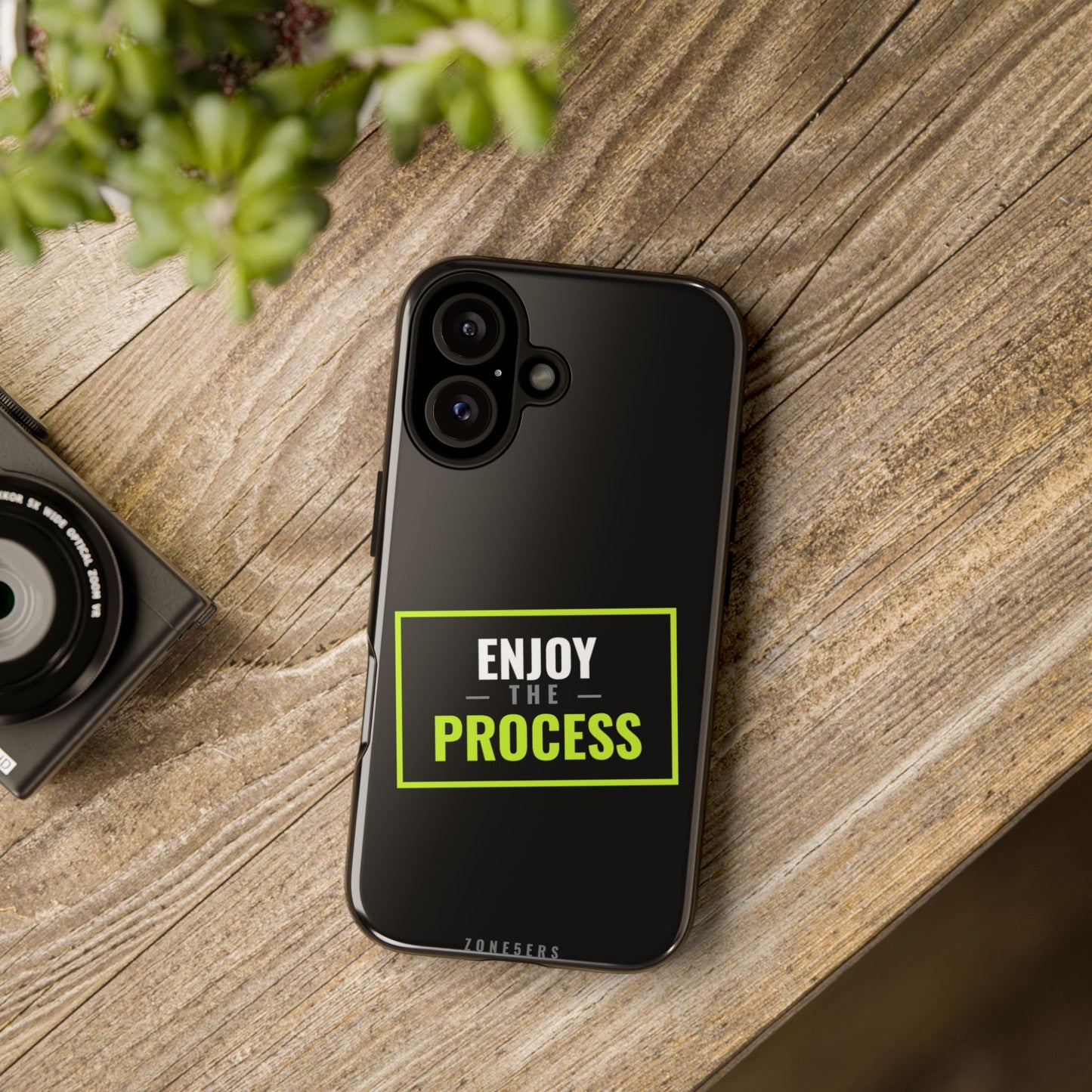 Enjoy the Process Phone Case — Motivational Tough Phone Cover