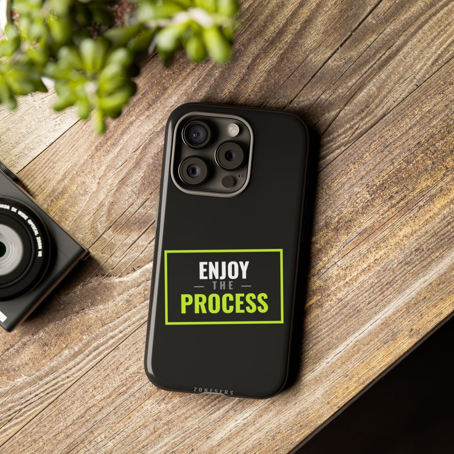 Enjoy the Process Phone Case — Motivational Tough Phone Cover