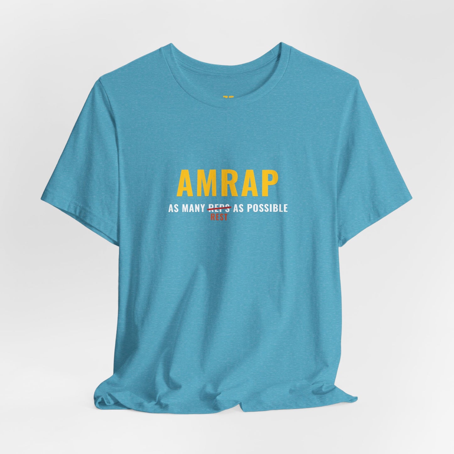 AMRAP Fitness T‑Shirt — "As Many Reps As Possible" Workout Tee