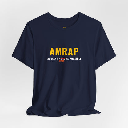 AMRAP Fitness T‑Shirt — "As Many Reps As Possible" Workout Tee