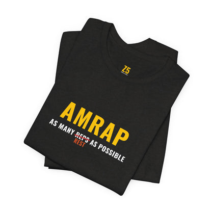 AMRAP Fitness T‑Shirt — "As Many Reps As Possible" Workout Tee
