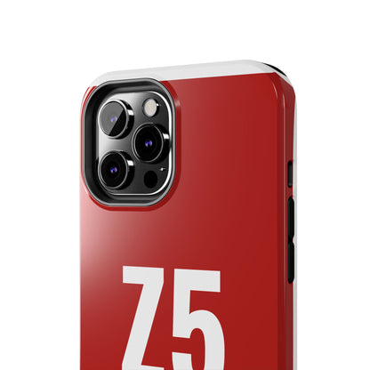 Z5 ZoneFivers Tough Phone Case – Red "Train • Grind • Repeat" Protective Cover
