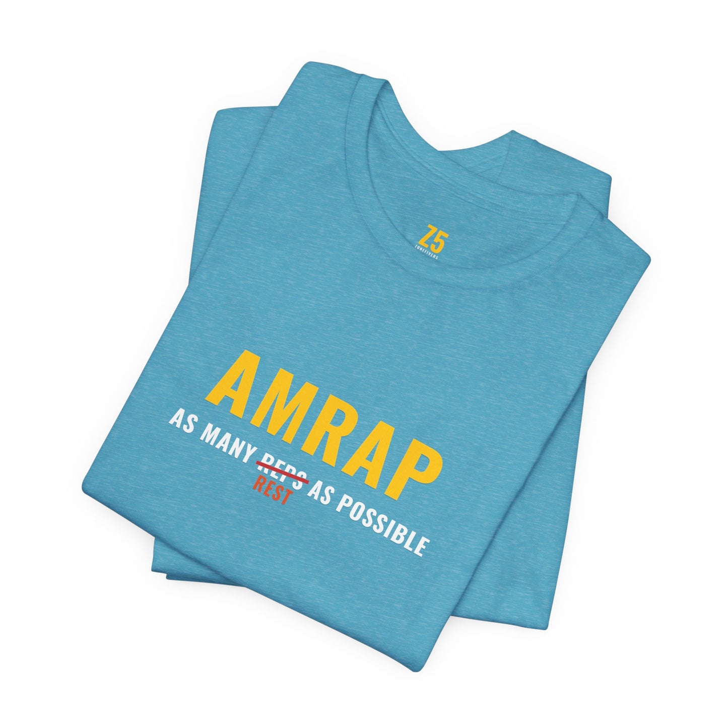 AMRAP Fitness T‑Shirt — "As Many Reps As Possible" Workout Tee
