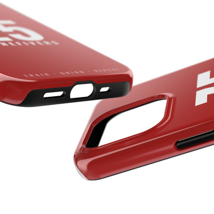 Z5 ZoneFivers Tough Phone Case – Red "Train • Grind • Repeat" Protective Cover
