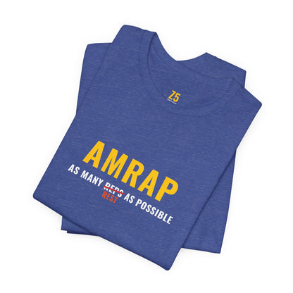 AMRAP Fitness T‑Shirt — "As Many Reps As Possible" Workout Tee