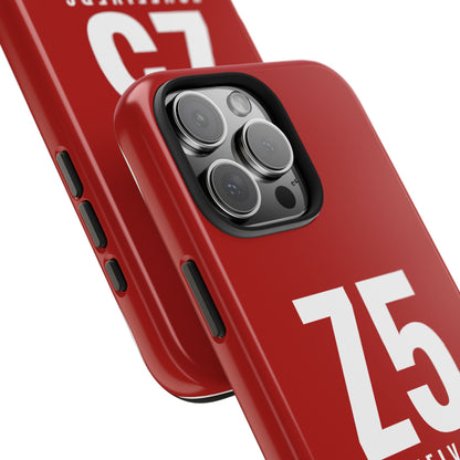 Z5 ZoneFivers Tough Phone Case – Red "Train • Grind • Repeat" Protective Cover