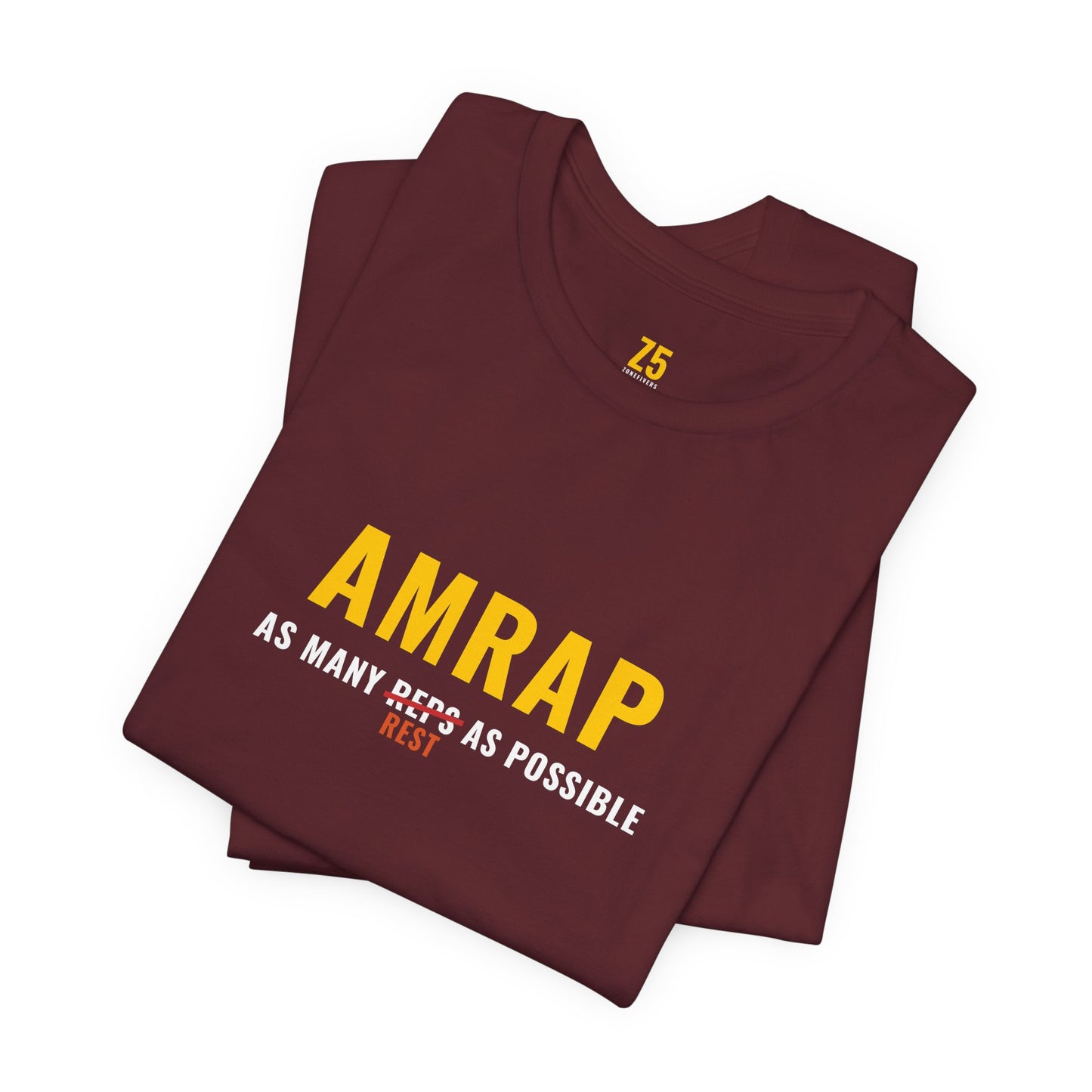 AMRAP Fitness T‑Shirt — "As Many Reps As Possible" Workout Tee