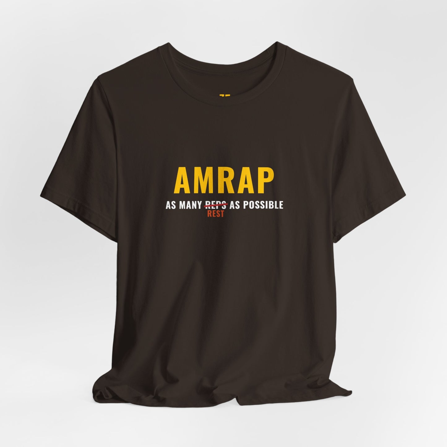 AMRAP Fitness T‑Shirt — "As Many Reps As Possible" Workout Tee