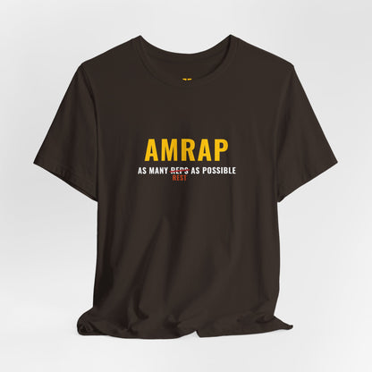 AMRAP Fitness T‑Shirt — "As Many Reps As Possible" Workout Tee