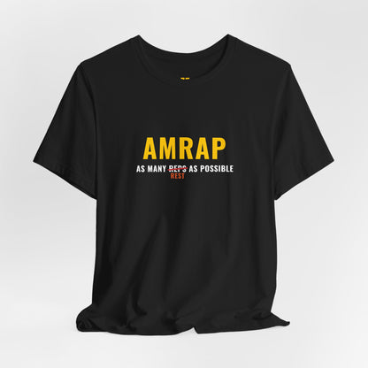 AMRAP Fitness T‑Shirt — "As Many Reps As Possible" Workout Tee