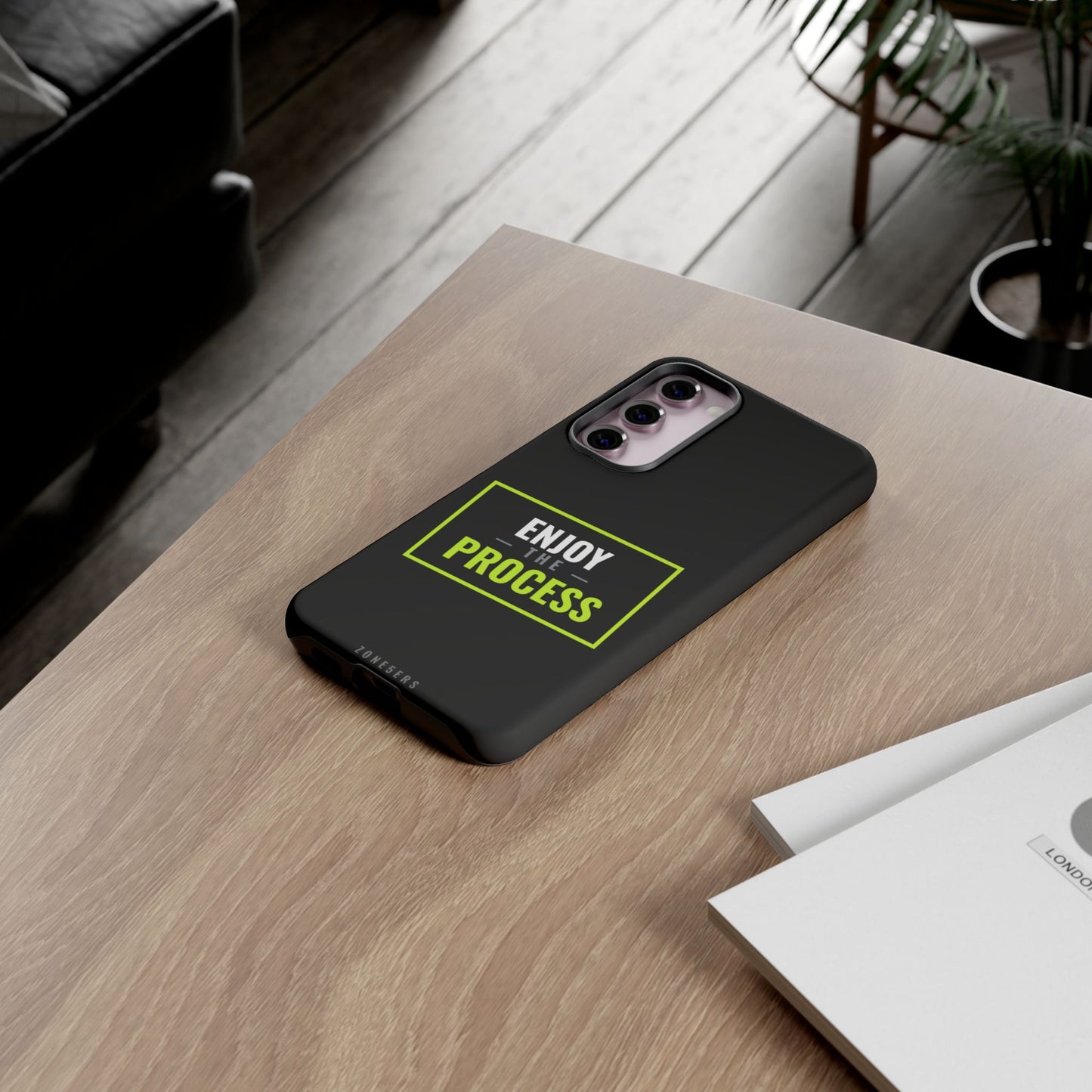 Enjoy the Process Phone Case — Motivational Tough Phone Cover