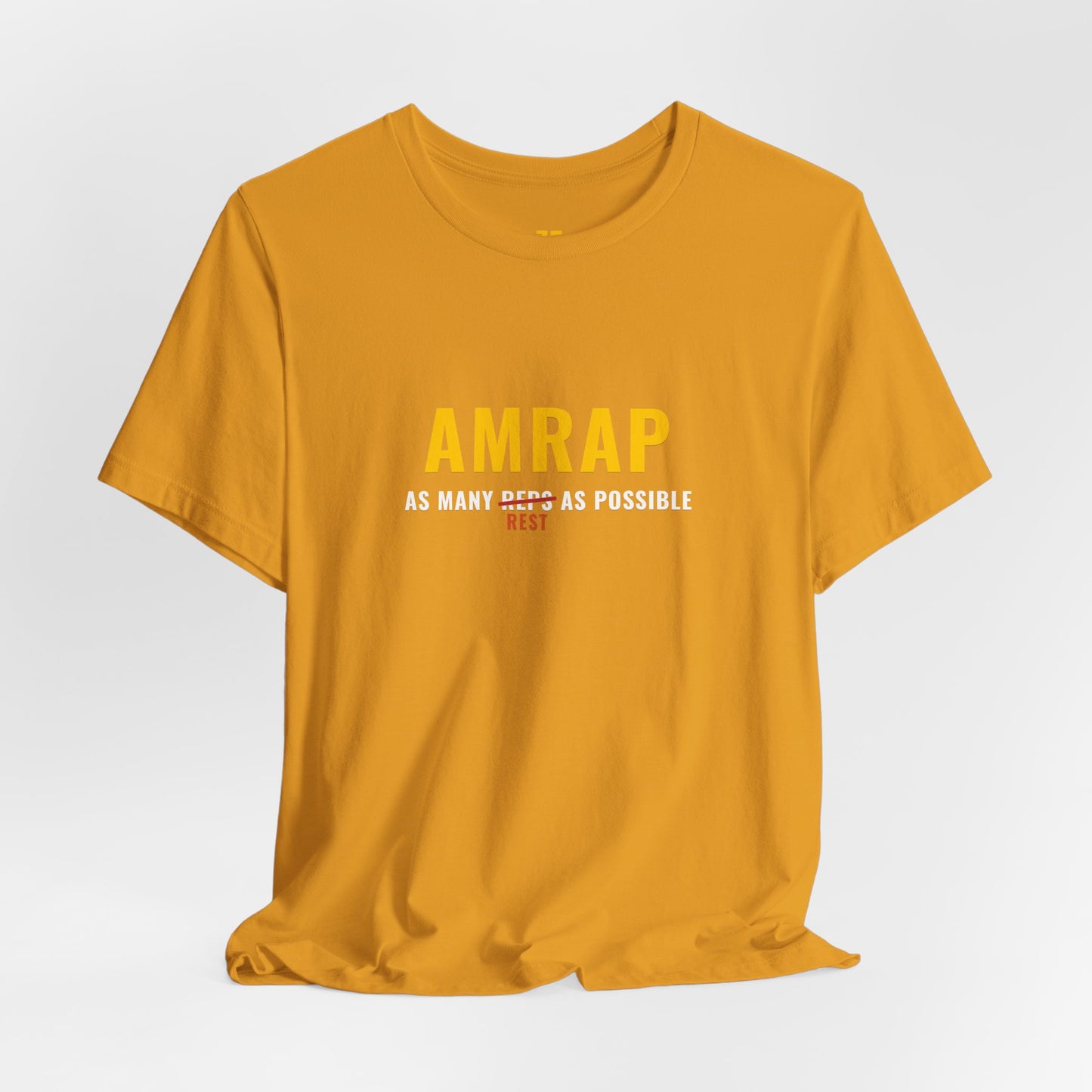 AMRAP Fitness T‑Shirt — "As Many Reps As Possible" Workout Tee