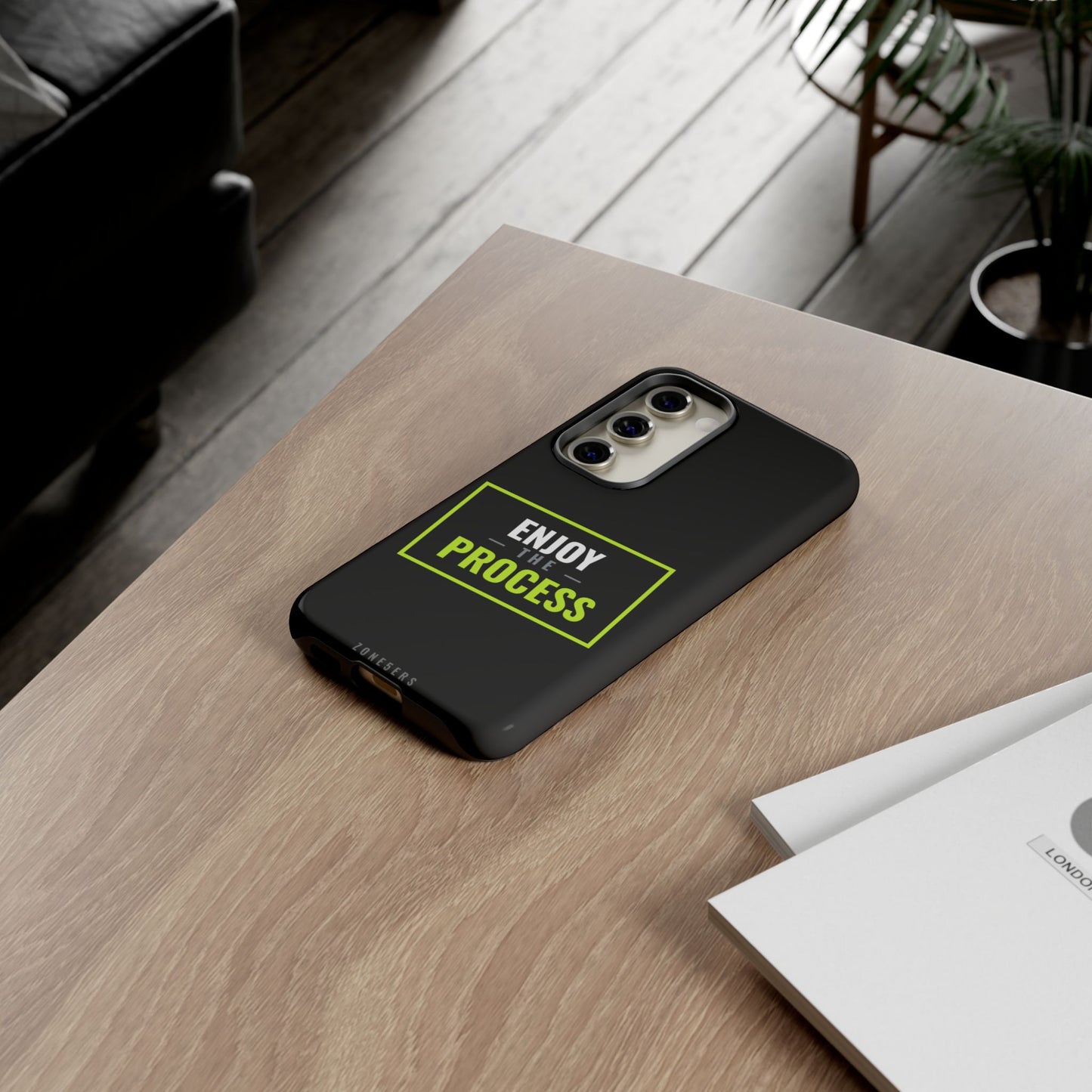 Enjoy the Process Phone Case — Motivational Tough Phone Cover