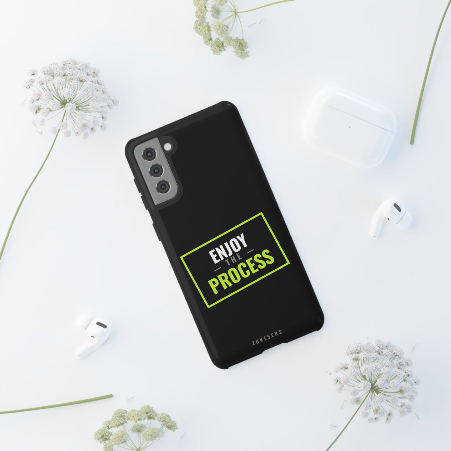 Enjoy the Process Phone Case — Motivational Tough Phone Cover