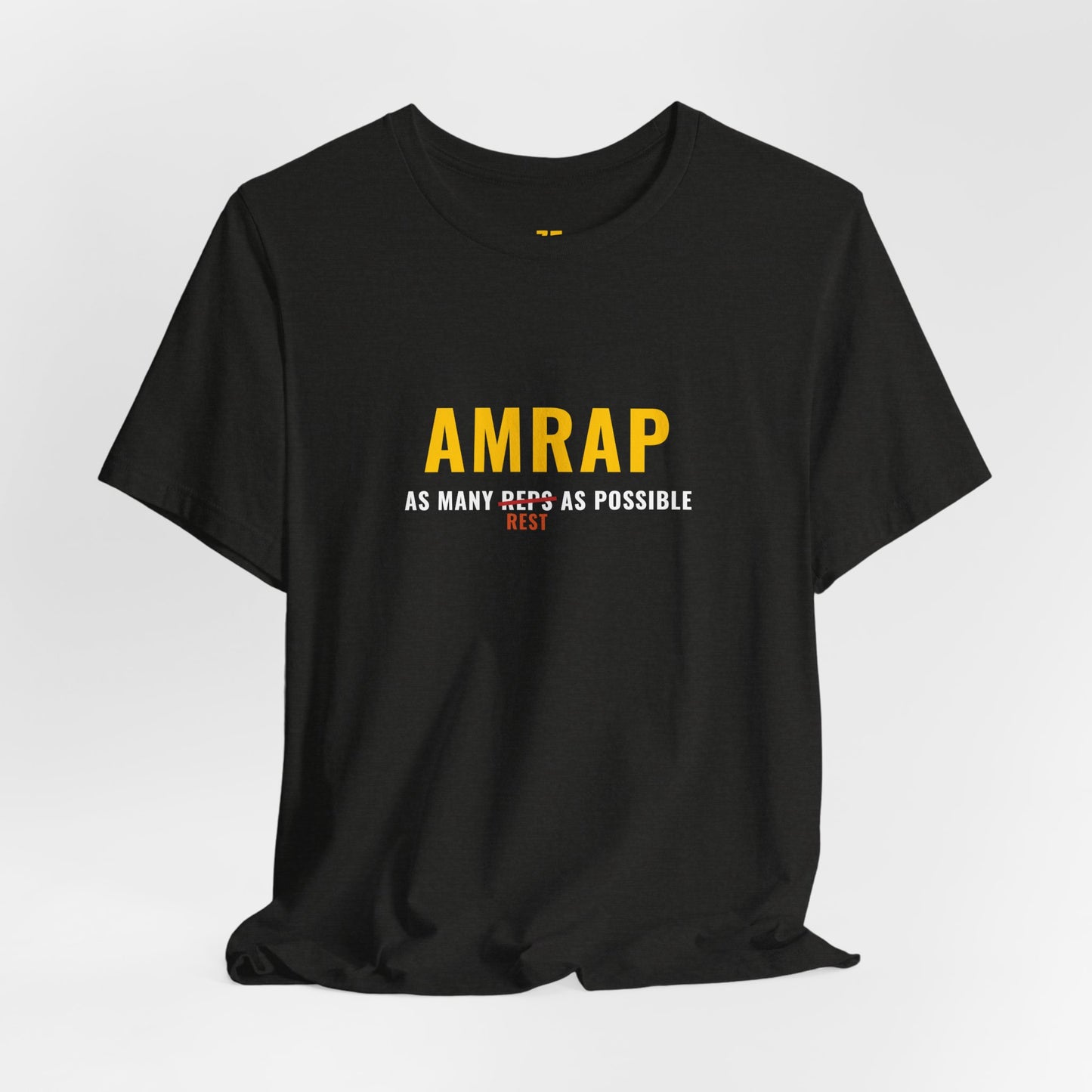 AMRAP Fitness T‑Shirt — "As Many Reps As Possible" Workout Tee