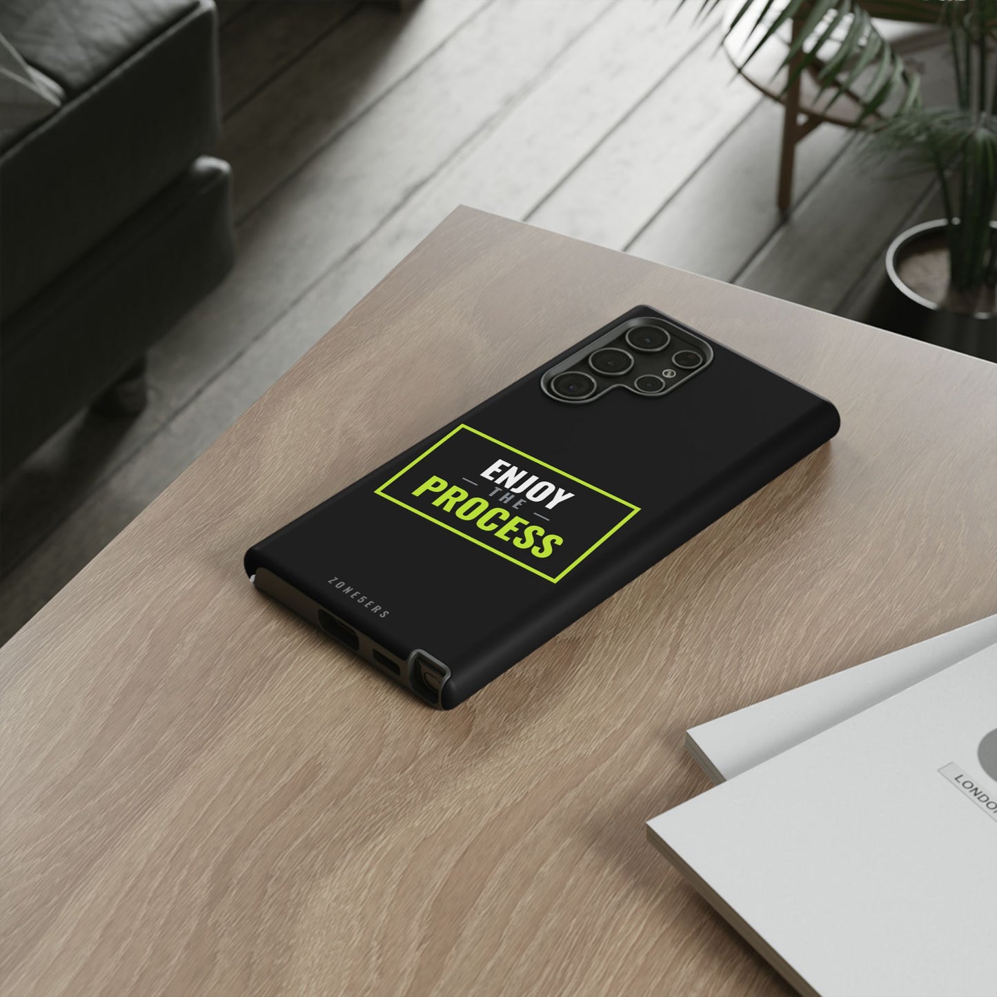 Enjoy the Process Phone Case — Motivational Tough Phone Cover
