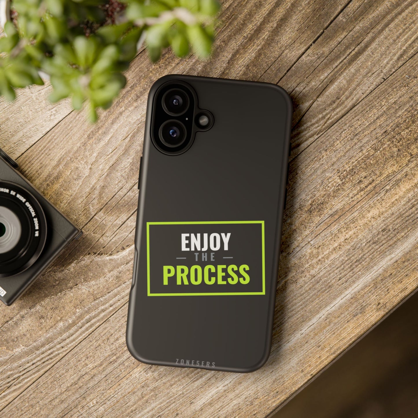 Enjoy the Process Phone Case — Motivational Tough Phone Cover