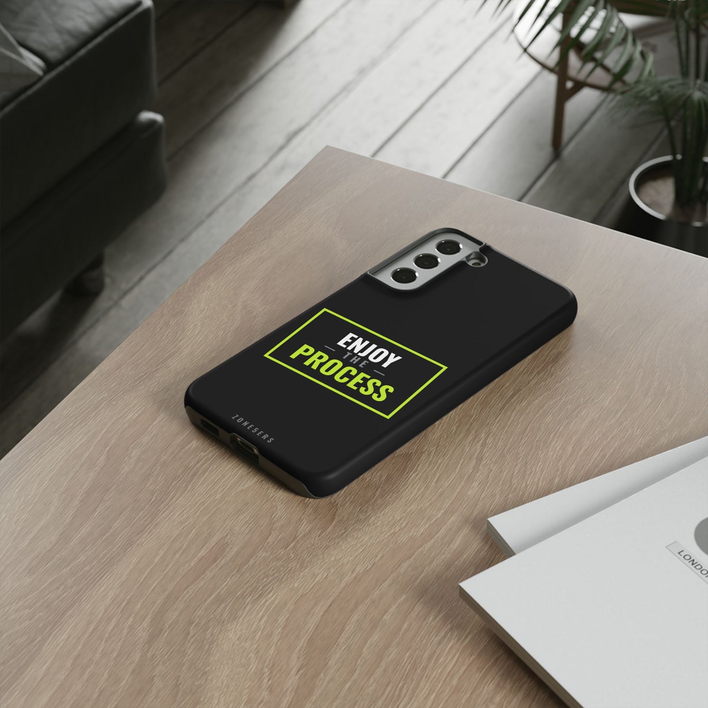 Enjoy the Process Phone Case — Motivational Tough Phone Cover