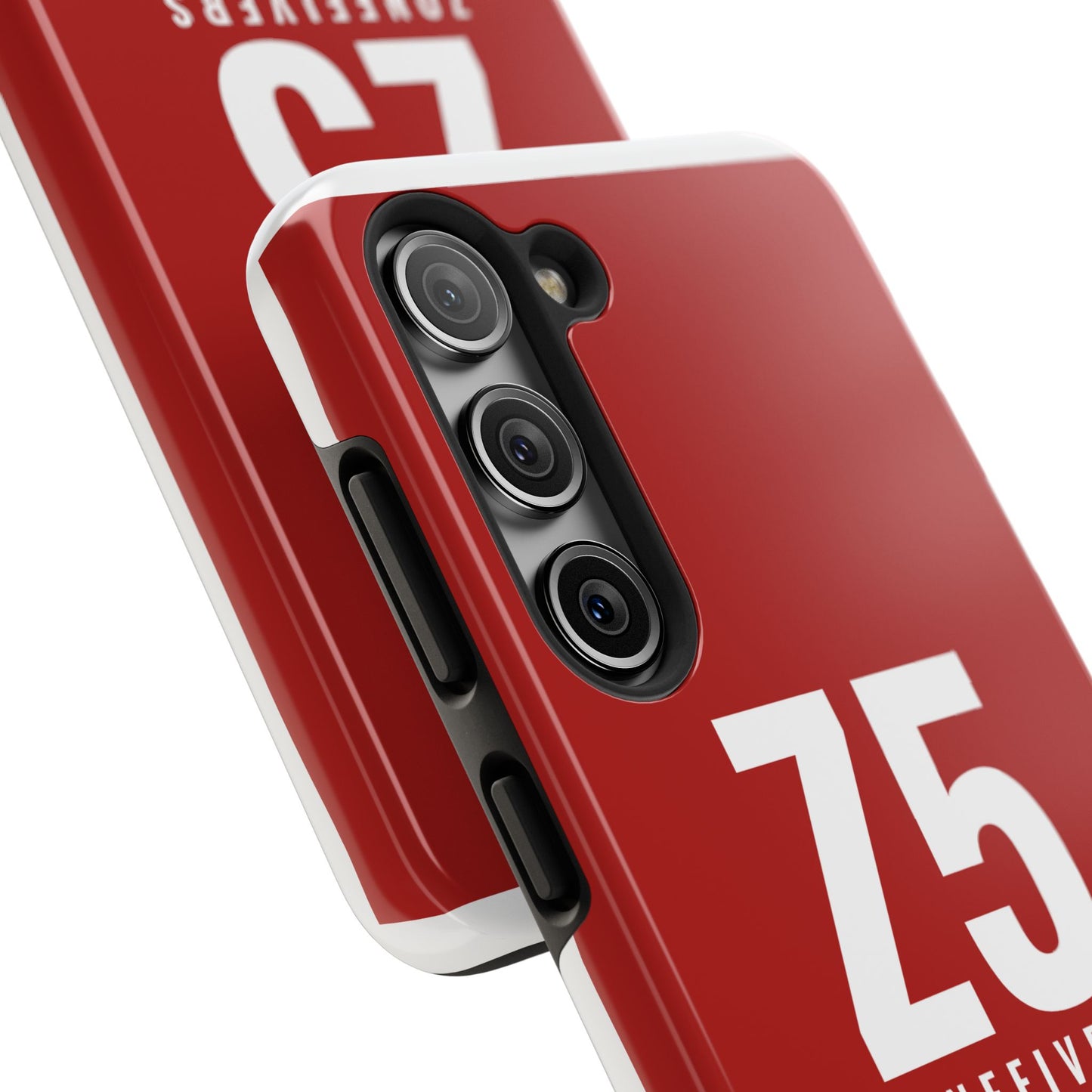 Z5 ZoneFivers Tough Phone Case – Red "Train • Grind • Repeat" Protective Cover