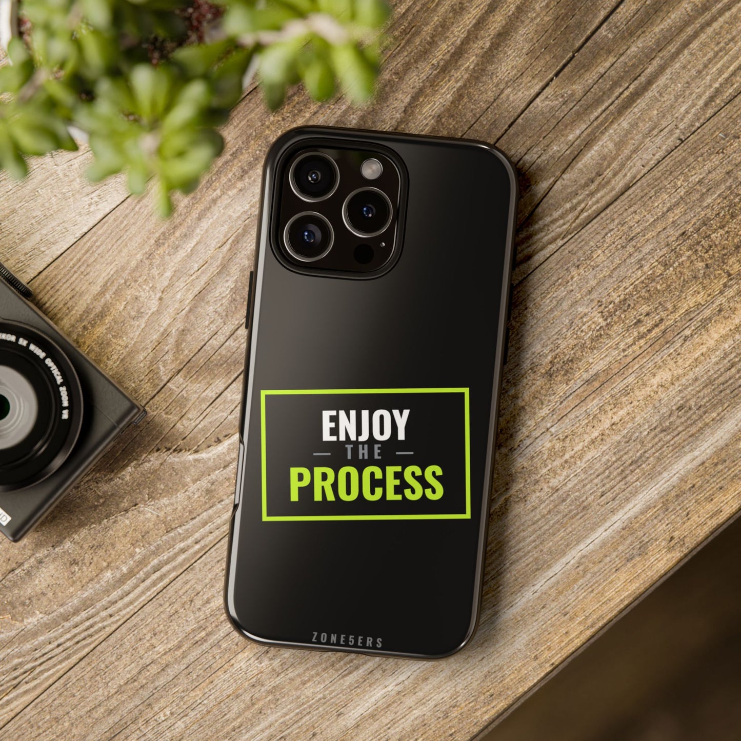 Enjoy the Process Phone Case — Motivational Tough Phone Cover