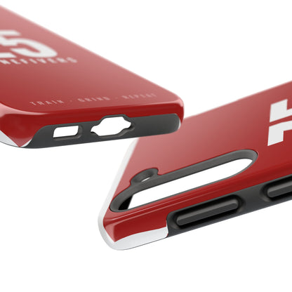 Z5 ZoneFivers Tough Phone Case – Red "Train • Grind • Repeat" Protective Cover