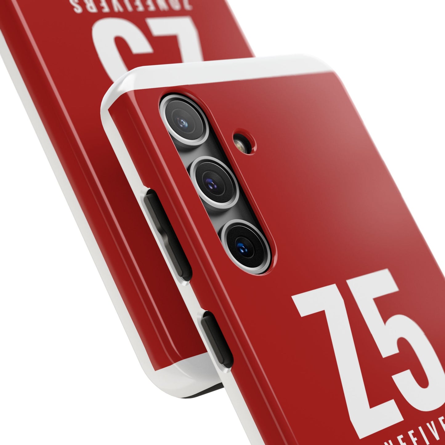 Z5 ZoneFivers Tough Phone Case – Red "Train • Grind • Repeat" Protective Cover