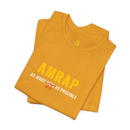AMRAP Fitness T‑Shirt — "As Many Reps As Possible" Workout Tee