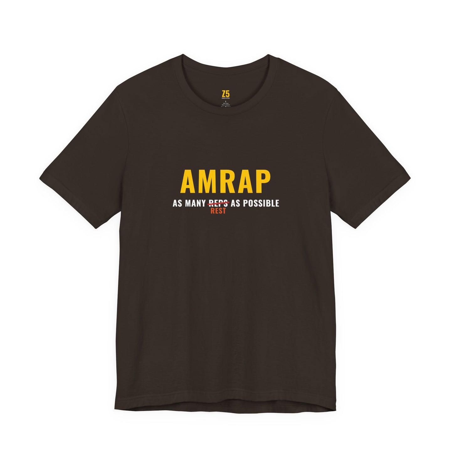 AMRAP Fitness T‑Shirt — "As Many Reps As Possible" Workout Tee