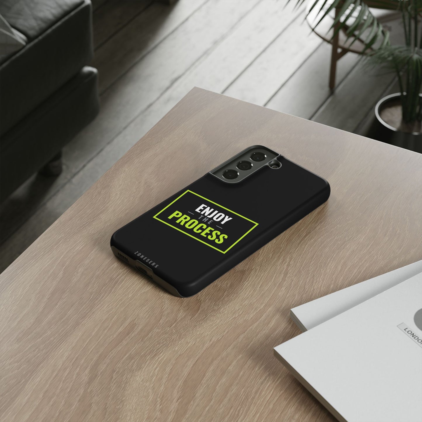 Enjoy the Process Phone Case — Motivational Tough Phone Cover