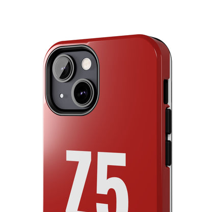 Z5 ZoneFivers Tough Phone Case – Red "Train • Grind • Repeat" Protective Cover