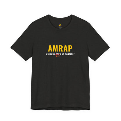 AMRAP Fitness T‑Shirt — "As Many Reps As Possible" Workout Tee